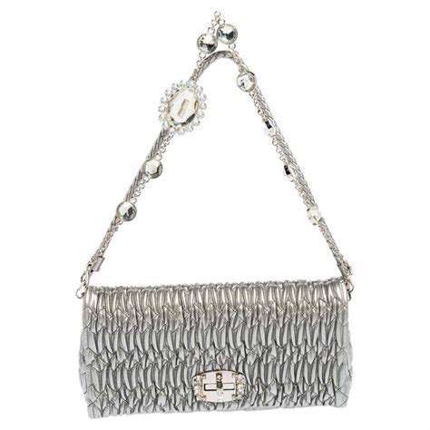 miu miu clutch silver|michael miu handbags.